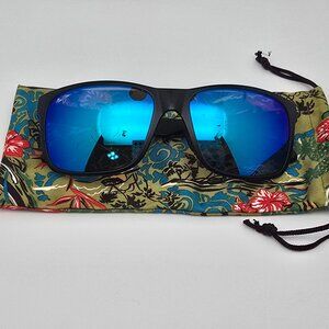Maui Jim MJ432-2M Red Sands Black Frame Polarized Blue Hawaii Lens Sunglasses